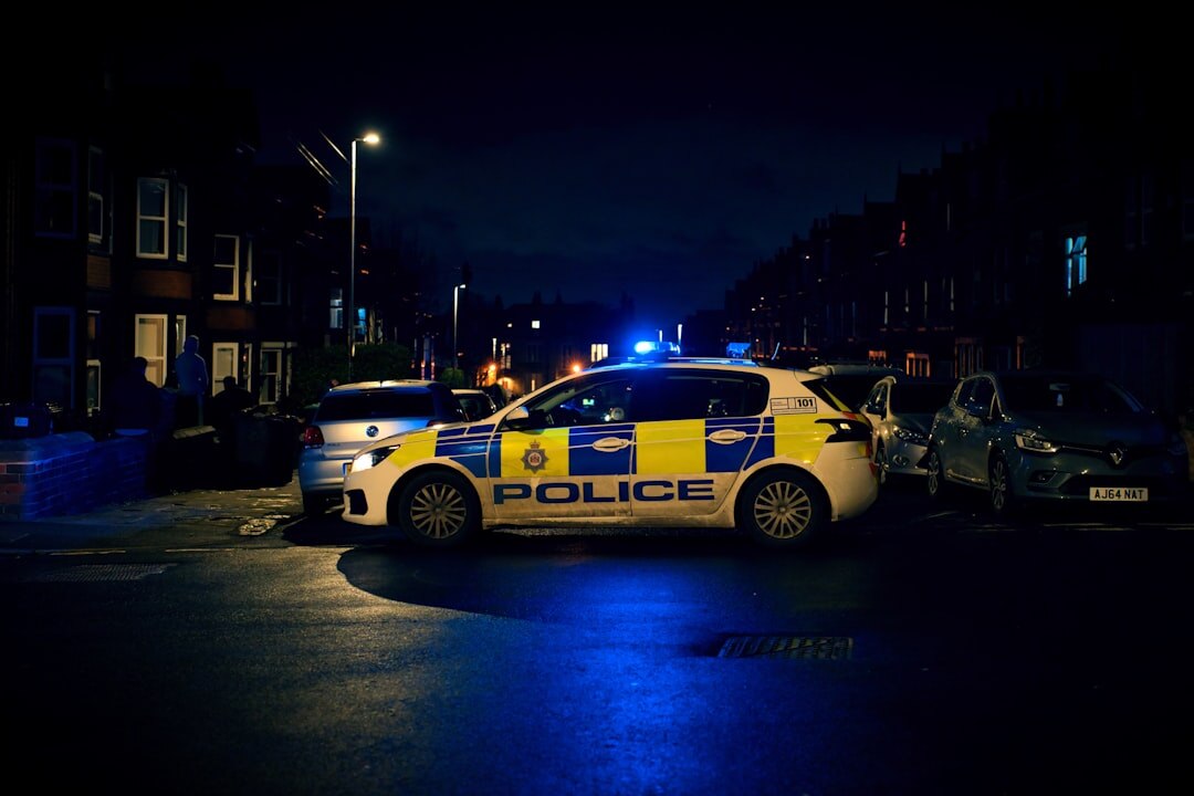 detective investigating crime scene
